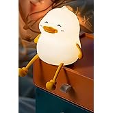Children Baby Room Canard Figure Night Light Touch Silicone Rechargeable with Cute Figure with LED Light