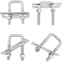 2 Bulloni A U M8 100mm Acciaio Inox 304 - Con Dadi, Per Barche, Auto, Fissaggi - Foto 11