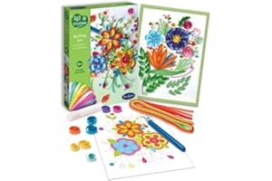 SENTOSPHÈRE Sentosphere 3902053 zestaw do majsterkowania, zestaw do quillingu, kreatywny zestaw dla dzieci i dorosłych, DIY, kwiaty do samodzielnego wykonania