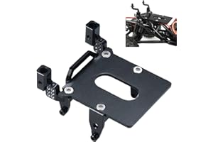 GENERIC RC Car Shock Towers Mount, vordere Shock Damper Towers aus Aluminiumlegierung mit Empfängerständer für 1/24 RC Crawler Car Axial SCX24 AXI90081 Upgrade Parts