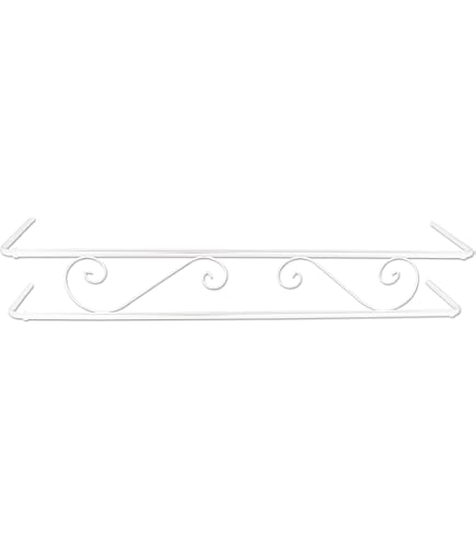 Support Pour Rebord De Fenêtre Extensible - 70 à 100 Cm - Blanc - Pour Pots De Fleurs - Acier Peint - 14
