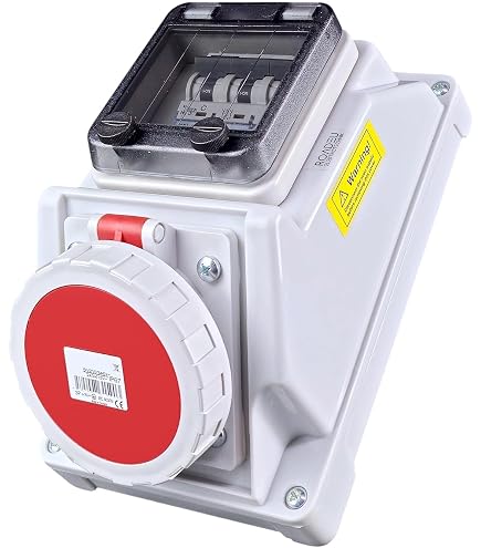 Presa Elettrica PCE 601.450.03 IP54 Grigio - 1 Pezzo - 5