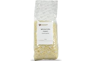 BONGIOVANNI FARINE E BONTA' NATURALI Panko IMPANATURA Giapponese, Pangrattato Panko, Friabile e Croccante, Pane Grattuggiato per Fritti - 500 g