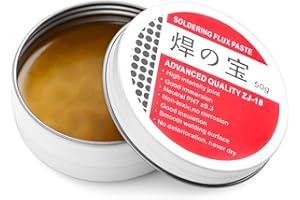 NEXMEE 50g de Flux à Souder, Pâte à Souder, Graisse à Souder sans Nettoyage, Outil de Réparation de Soudure Professionnel pour Mécanicien, Flux sans Plomb pour SMD PCB BGA PGA