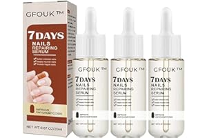 HGERGWW GFOUK 7 Days Nail Growth and Strengthening Serum, GFOUK 7-Tage-Serum für Nagelwachstum und Stärkung, Nagel Reparatur Serum, Stärkere Nägel in 1 Woche, Zehennagel Reparatur Behandlung Serum (3 Stück)