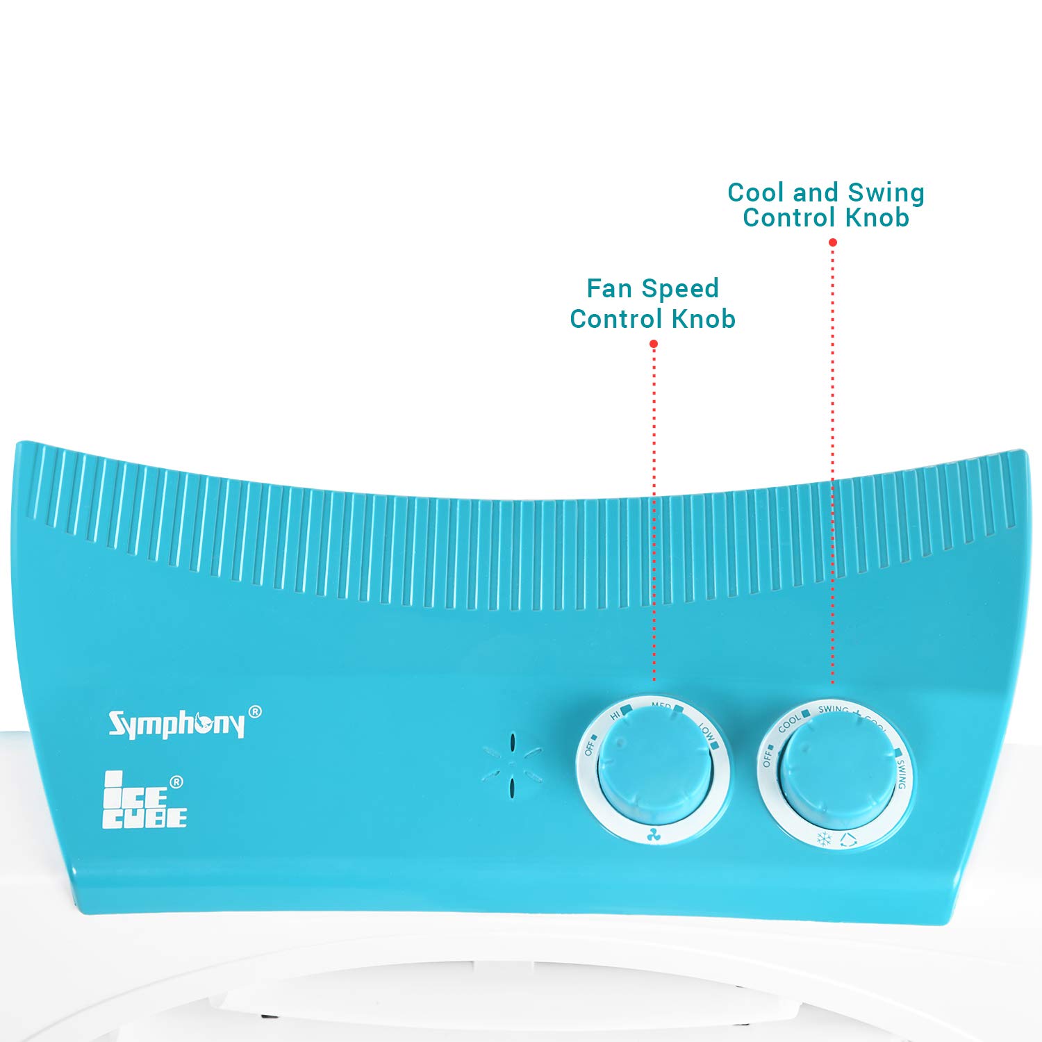 Symphony Ice Cube 27 Personal Air Cooler For Home with Powerful Fan, 3-Side Honeycomb Pads, i-Pure Technology and Low Power Consumption (27L, White) - Image 6