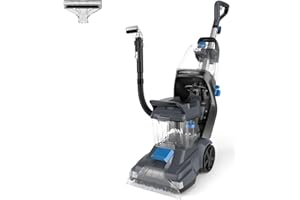 Vax SpinScrub Power Carpet Cleaner, Carpet Cleaning Machine, Stain Remover, 6 Year Guarantee, XL Capacity, Quick Dry Time, Deep Clean, Grey/Navy Blue, CDCW-SSXS