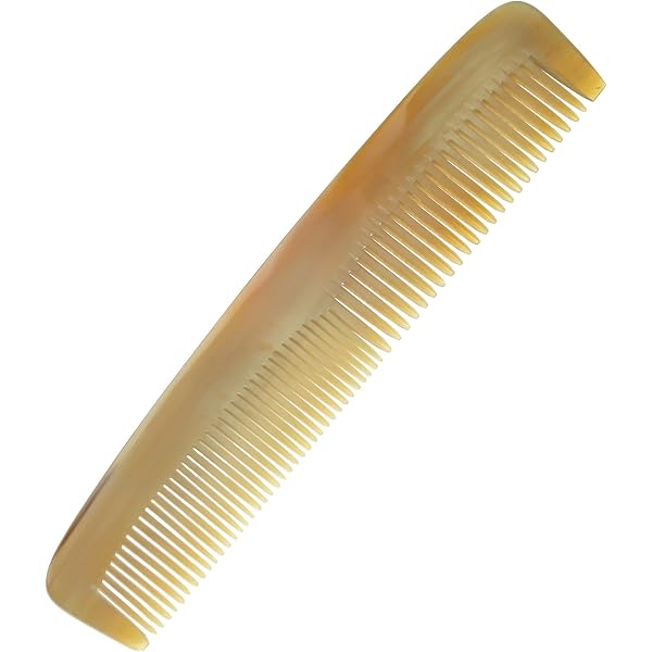 Frcolor Naturhorn-Kamm Aus Rinderhorn – 12 Cm, Antistatisch & Schonend | Beugt Haarausfall Vor, Fördert Durchblutung
