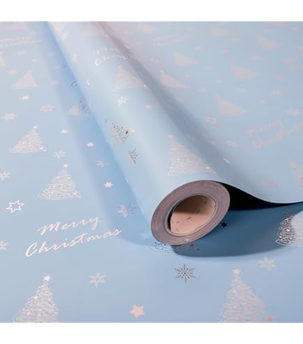 Aazon.co: RUSPEPA Christas Reversible Wrapping Paper Roll For Girls - View #3