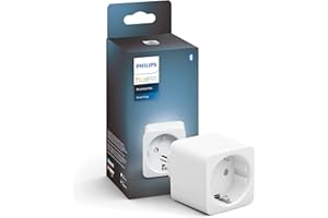Philips Hue - Enchufe inteligente, Control remoto dispositivos, Ahorro de luz, Compatible con Alexa y Google Home