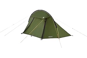OEX Bobcat Tent for 1 Person for Harsh Weather Conditions, 1 Man, Compact, Ultra Lightweight, Sturdy, Easy to Pitch, Expeditions, Backpacking, Hiking, Wild Camping, Bike Tours, 5000mm HH, Green