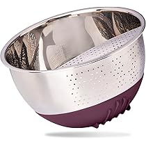 Reiswascher Sieb Aus Edelstahl - Praktische Schüssel Für Küche & Lebensmittel