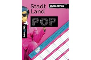 Stadt Land Pop: Quiz für Musikliebhaber - Geschenk Sänger Musiker Songwriter: Spielblock mit 35 Blatt Din-A4 (Seiten zum Ausschneiden)