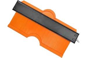 ICHOWHO Contour Gauge with Lock - 10 Inch/25cm Profile Gauge for Precise Measuring Shape Outline Angle, Gauge Duplicator Marking Tools for Woodworking, Flooring, Tile Laying