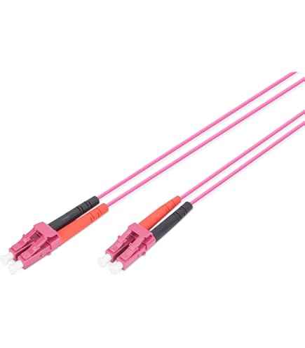Cable de fibra óptica OM5 multimodo duplex 50µm/125µm ST/PC a ST/PC Cable de fibra óptica OM5 multimodo duplex 50µm/125µm ST/PC a ST/PC