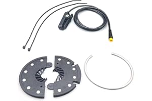 EVARGOS KT-D12L PAS Sensor 12 Magnet Points Waterproof Pedal Assist Sensor for E-Bike (Waterproof Male Plug)