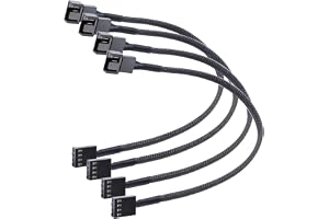 Gebildet 4st 4-stifts PWM Fläktförlängning Strömkabelkontaktfodral Hane Till Hona för Dator Kompatibel med 4-stifts och 3-sti