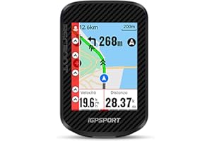 iGPSPORT BSC300T Ciclocomputer Touch Screen a Colori da 2,4'' GPS Computer da Bicicletta Mappe di Navigazione Memoria da 8 GB Compatibile 130 Dati Tipo C Ricarica Collegamento a E-Bike e Di2