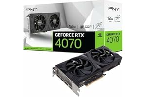 PNY - Tarjeta gráfica Nvidia GeForce RTX 4070, 12 GB, Color Verde