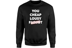 SMARTYPANTS The Christmas Song Sweatshirt Jumper - Novelty Quote Folk Song Music Lyrics Adult Rude Explicit Scumbag Maggot Lousy Fun Festive Xmas Party Gift Present