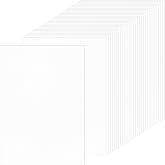 30 Sheets White Card A4 250g/m&sup2; Construction Paper | PENPRIS Cover Cardstock Thick Double Sided Paper for Printer, Drawing, C
