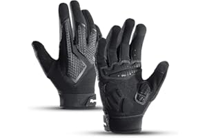 KynciLOR Cycling Gloves Bike Gloves for Men Shock-Absorbing Gel pad Touch Screen Breathable for Bicycling Running Driving Training…