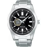 Seiko Selection Erkek Mekanik Saat, Kadran: Siyah/Kılıf: G&uuml;m&uuml;ş, 1個, A&ccedil;ık Kalp Modeli