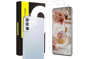 Bodyguard Schutzfolie für Panzerglas für Samsung Galaxy S22 Plus 5G, 9H Härte S22 Plus 2+2 Stück Panzerfolie + Kameraschutz, Blasenfreie, Hohe Qualität Anti-Kratzen HD Displayschutz für S22 Plus