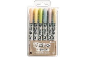 Ranger RGRTDBK.51787 Tim Holtz Distress Crayon Set, Multi-Colour, 8.89 x 14.6 1.27 cm