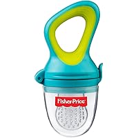 Fisher-Price Silicone Ultra Care Food Nibbler With Extra Mesh, Blue, 3M+