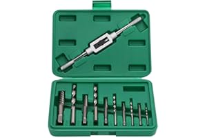 OCGIG 11Pcs Extracteurs de Vis Endommagées Boulons Cassés avec Boîte de Rangement