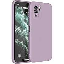 Custodia In Silicone Per Redmi Note 11 E 11S - Cover Protettiva Color Erba Viola - Foto 2