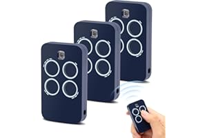 WEPAI 433,92MHz Telecomando Cancello,Telecomando compatibile con GENIUS,Telecomando per Cancelli per Telecomando ECHO TX4 433 RC,ECHO TX2 433 RC,TE443H BRAVO(3 pezzo)