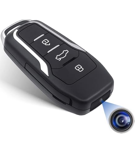Mini Telecamera Spia Chiave Auto TANGMI - 1080P, Rilevamento Movimento, Visione Notturna, Batteria Integrata