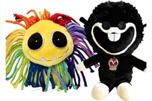 Kouipoie 2 szt. pluszaków Critters, Funny Nightmare Chops Plush Toy, Boże Narodzenie, Halloween i urodziny dla fanów gier (2 szt.)