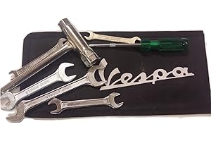 UK SCOOTERS ukscooters HANDY TOOL KIT WITH STRONG WOVEN POUCH RED/BLACK COLOUR VARY GOOD FOR VESPA NEW