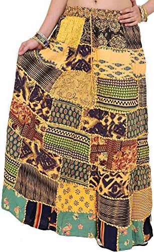 Exotic IndiaRayon Full Skirt