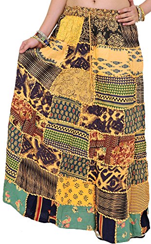Exotic IndiaRayon Full Skirt