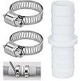 Washing Machine Waste Pipe Connector - 110810 Leak-Proof Hose to Hose Joiner for Efficient Water Waste Management in Kitchens, Bathrooms, and More