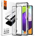 Spigen Alignmaster Full Coverage Tempered Glass Screen Guard Protector For Mobile For Galaxy A52 Lte / 5G And Galaxy A52S - 1 Pack