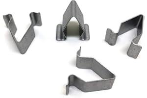 D.I.K ONLINESHOP 10 Stück Metall Befestigung Klammer Clips Innen Verkleidung Kompatibel mit Audi 4A0867276 DIK097