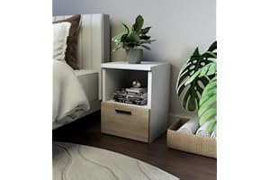 GENERIC Home Glow Comodini camera da letto, Cassettiere, Mobiletti camera da letto, Comodino, SONOMA