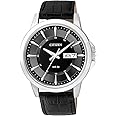 Citizen Mens Quartz Watch, Analog Display and Leather Strap BF2011-01EE