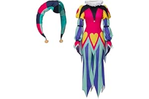 MOYGOR Hazbin Hotel Costume Fizzarolli Cosplay Costume with Multiple Sizes Polyester Halloween Carnival Suit for Unisex Adult