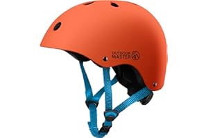 OutdoorMaster Jugend & Kinder Fahrradhelm - Verstellbarer Multi-Sport Skateboard Helm mit herausnehmbaren Linern für Balance Bike, Kleinkind Roller,EIN Rad Hoverboard