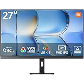 XIAOMI Monitor 27 Inches, FHD 144Hz, Free Sync, IPS, P27FDA-RAGL | HDR10, 99% sRGB, △E < 1, T&Uuml;V Certified Blue Light Reduced