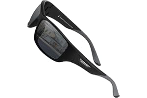 PUKCLAR Mens Sports Polarised Sunglasses for Men Women Running Cycling Fishing Driving Golf TR90 Frame