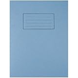 Silvine Exercise Book 7mm Squares 80 Pages 229x178mm Blue Ref EX106 [Pack 10] [per Pack: 10]