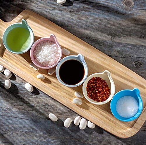YYF Korean Snack Dish Saucer Seasoning Sauce Dish Soy Sauce Dish Vinegar Dish