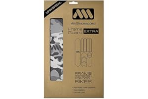 All Mountain Style AMS Protège-Cadre à Forte résilience Extra Semi-Transparent – Protégez Votre vélo Contre Les Rayures et Les Bosses